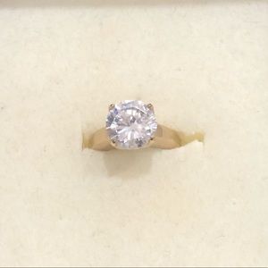 Gold Solitaire Premier Designs Ring